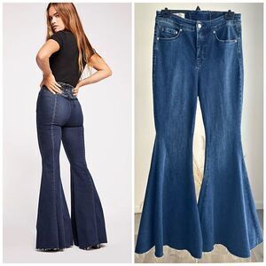 We The Free Ma Cherie Super High Rise CRVY Flare Jeans